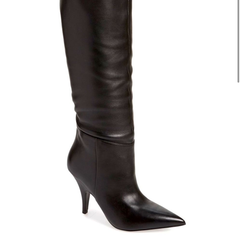 Kendall & Kylie Calla Slouch Boots - Black